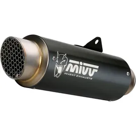 MIVV Gp Honda Cb 125 R 2021-24 H.077.lxbp Homologiertes Vollliniensystem - Black - Homologated
