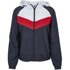 URBAN CLASSICS 3-tone Parka Navy / White / Red S