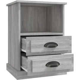 vidaXL Nachttisch Grau Sonoma 43x36x60 cm