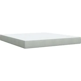 vidaXL Boxspringbett 180 x 200 cm Hellgrau