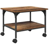 vidaXL Druckerständer Altholz 50x40x38 cm Holzwerkstoff,