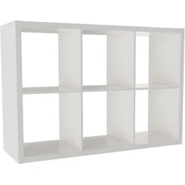 OTTO home IZOLA Aktenregal 76 x 37 x 110 cm Weiß