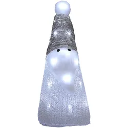 LED Acryl Figur Weihnachten Santa Weiß