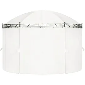 vidaXL Gartenpavillon 5,3 x 3,5 m  inkl. Seitenteile weiß 42138