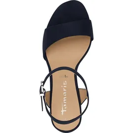 TAMARIS Damen Sandalette mit Stilettoabsatz, blau, 37 EU