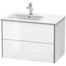 Duravit Waschtischunterschrank 2 Auszüge 81 x 47,8 x 56 cm Betongrau Matt