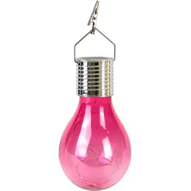 casativo-lighting Lichterkette Solar LED 4er Set Ø 7,5 x H 15 cm Dämmerungssensor mehrfarbig