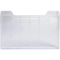 Exacompta 5x Wandprospekthalter A4 horizontal, Exacryl - Kristall -