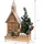 ECD Germany Dekorative Holz-weihnachtshaus Led-beleuchtung, 27x11x44 cm,