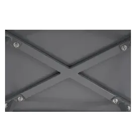 CLP Velva Loungetisch oval 0 x 0 x 0 cm dunkelgrau/silber