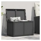 furnicato Garten-Aufbewahrungsbox 80,5 x 51 x 44,5 cm 1-tlg. schwarz