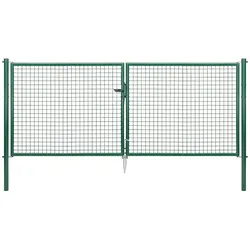 Gust. Alberts GmbH & Co. KG Gartentor zweiflügelig grün RAL 6005, 3.000 mm x 1.250 mm