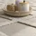 Paco Home Teppich Wohnzimmer Schlafzimmer Kurzflor Boho Skandi Raute 3D Grau Anthrazit 160x220 cm - Creme
