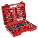 KWB Werkzeugkoffer bestückt 35-tlg. rot 31,5 x 24 x 8,3 cm