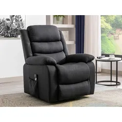 Relaxsessel Fernsehsessel - Stoff - Anthrazit - NADINE
