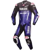 Alpinestars GP-R7 Yamaha, Lederkombi 1tlg. - Blau/Schwarz/Weiß/Neon-Rot - 60