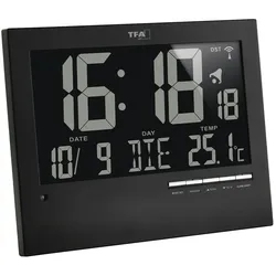 TFA-Dostmann Digitale Funkuhr mit automatischer Hintergrundbeleuchtung