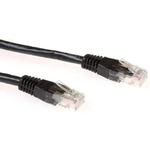 Act RJ45 (8P8C) Male U/UTP CAT6 Patchkabel IB8900 Schwarz 0.5 m