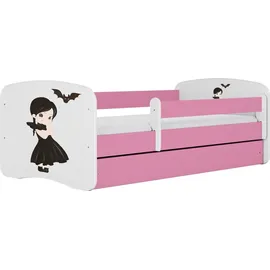 raumhirsch furniture Kinderbett Raumhirsch 80 x 180 cm Holzwerkstoff rosa