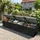 prestige home living outdoor Metall-Aufbewahrungsbox Gartentruhe 300L 100 x 61 x 62 cm Grau