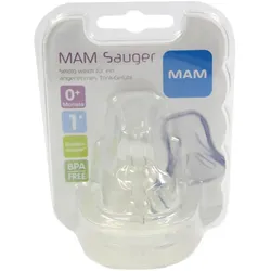 Mam Sauger Gr. 1 0+ Monate Silikon 2 ST