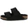 Birkenstock Classic Arizona Lammfell Pantoletten, Schwarz (Schwarz) - 43