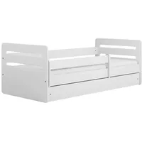 Raumhirsch furniture Kinderbett, Weiß, Holzwerkstoff, Holzwerkstoff, 1 Schubladen, 80x160