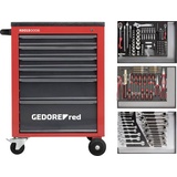 Gedore red R21560004 Mechanic Werkzeugwagen inkl. 129-tlg. Zubehör (3301673)