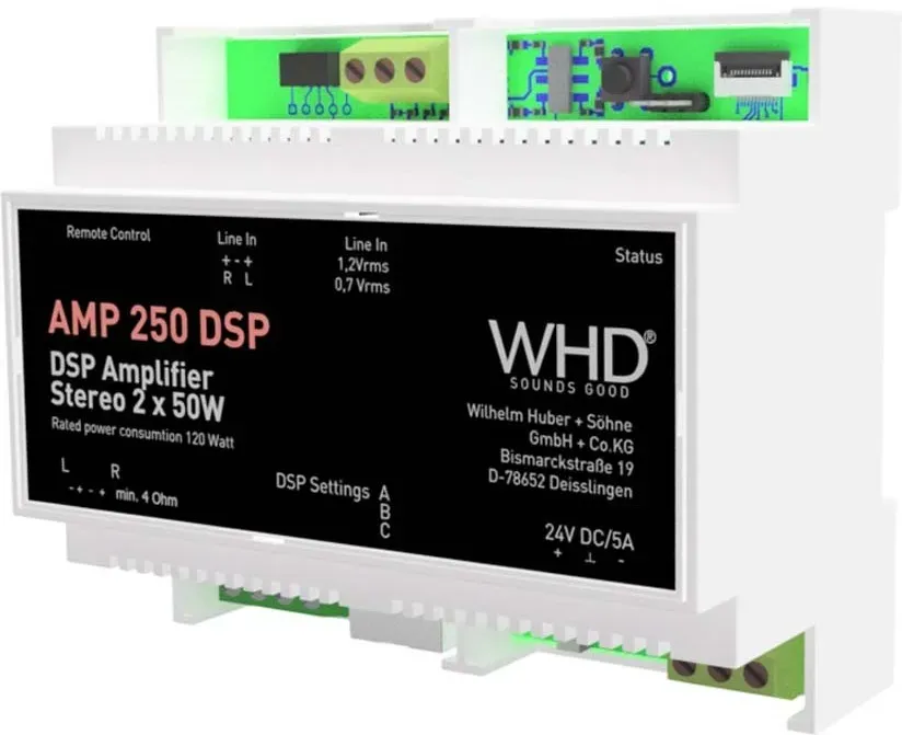 WHD Stereo-Audioverstärker AMP250DSPHS gr