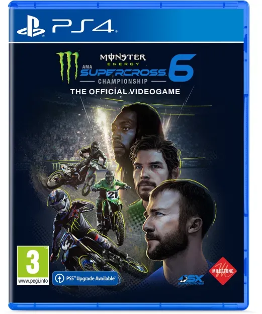 Monster Energy Supercross - The Official Videogame 6 - Sony PlayStation 4 - Rennspiel - PEGI 3