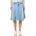 Minirock Damen Blau 44