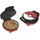 Uncanny Brands Pokemon Pokeball Waffeleisen - Red / Black / White