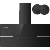 IsEasy Tv52A90D4-Cc-I2 Wandhaube 90 cm Schwarz