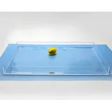 Acryl-Requisiten-Schießtablett, Acryl-Fotografie-Wassertank, Wasser-Wellenschale, transparent, flach, 5,5/10 cm Höhe, mehrere Größen (120 x 80 x 5,5 cm)