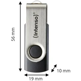 Intenso Office Line 32GB USB Stick 3.2 silber-schwarz
