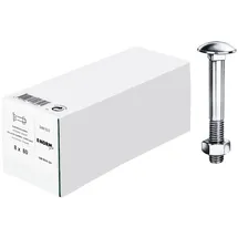 E-NORMpro Flachrundschrauben DIN 603 Mu galZn M8 x 75 50 Stück