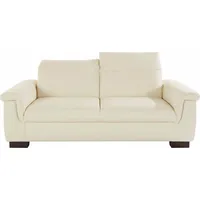 DOMO collection 2,5-Sitzer Sully, wahlweise mit Rückenverstellung beige