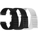 TumpCez Nylon Uhrenarmbänder,16mm 18mm 20mm 22mm Schnellverschluss Armband Fabric Aatmungsaktive Gewebte Verstellbare Ersatzband Sport Ersatzarmband für Herren Damen(3 Stück)