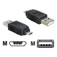 DeLock USB 2.0 Adapter Micro-B Stecker auf USB-A Stecker