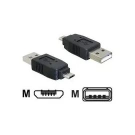 DeLock USB 2.0 Adapter Micro-B Stecker auf USB-A Stecker
