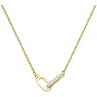 Luigi Merano Collier LUIGI MERANO "Mittelteil mit Brillanten, Gold 585", gold, Halsketten, Damen, 45cm, Gelbgold 585, Collier