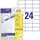 Avery Zweckform Universaletiketten 3474 Weiß 70,0 x 37,0 mm 100 Blatt