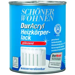 SCHÖNER WOHNEN FARBE Heizkörperlack »DurAcryl glänzend«, weiß hochglanz , glänzend - weiss