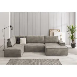 OTTO home Wohnlandschaft Polyester 3-Sitzer Grau