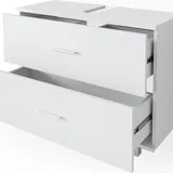 Vicco Waschbeckenunterschrank Ilias, Weiß 80 x 60.8 cm