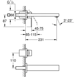 Grohe Eurocube Einhandmischer (23447000)
