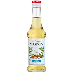 Haselnuss zuckerreduziert (light) - Monin Sirup Kleinflasche (0,25l)