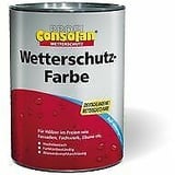 Consolan Wetterschutz-Farbe Profi - 10 Liter  Blaugrau