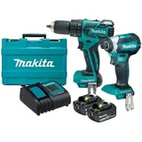 Makita Dlx2142S Combo Kit (Dhp453+Dtd152) 2X3,0Ah
