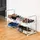 Relaxdays Schuhregal 90 x 45 x 31 cm silber